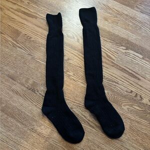 Black Knee-High Socks - Classic Everyday Comfort